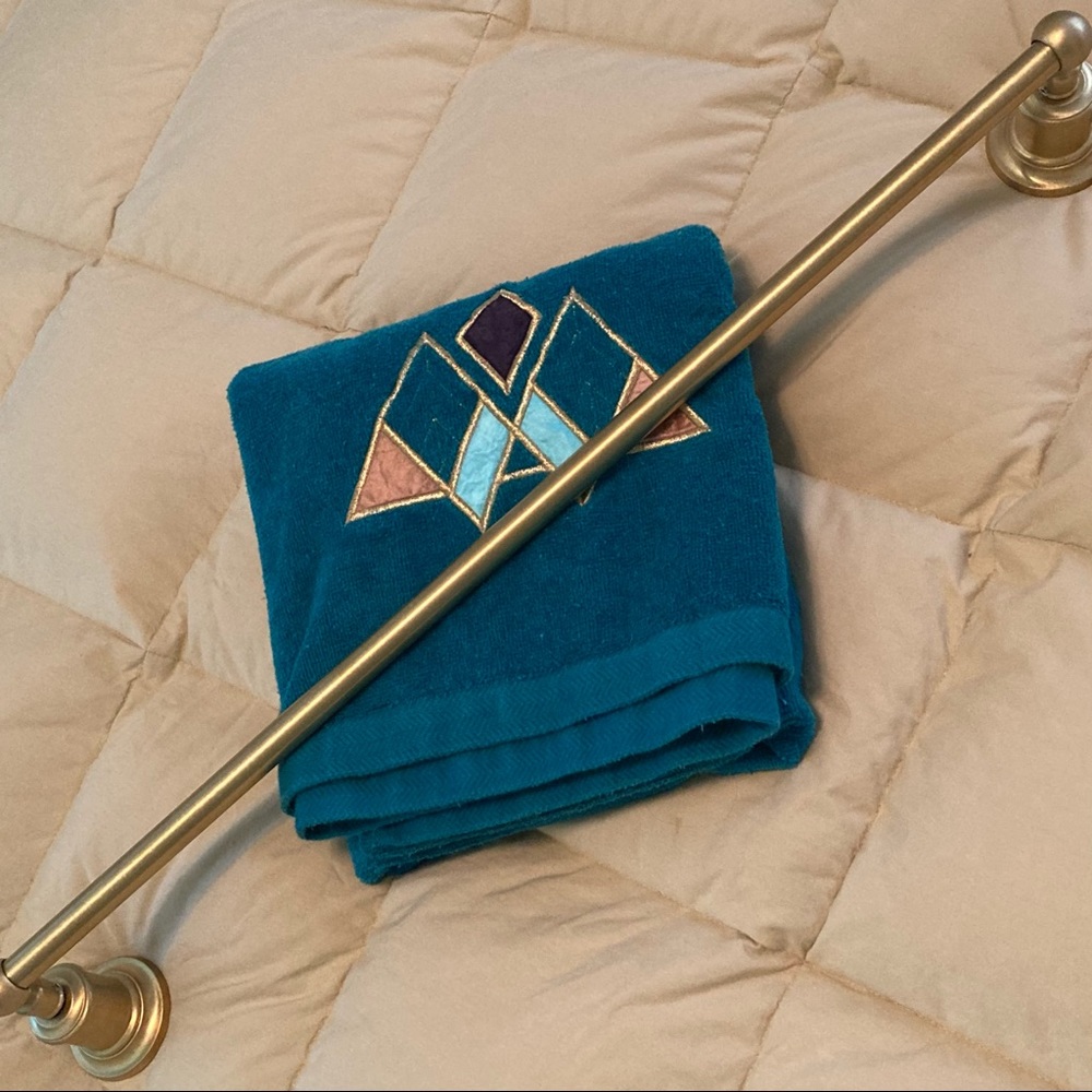 California Faucets 24” Towel Bar Solid Brass With Satin Gold Finish